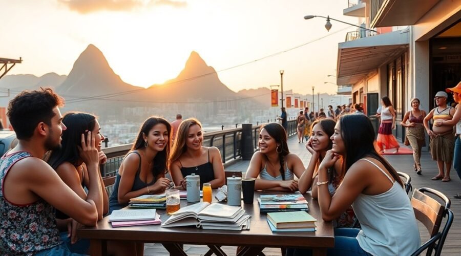 ganhar experiência internacional no Brasil