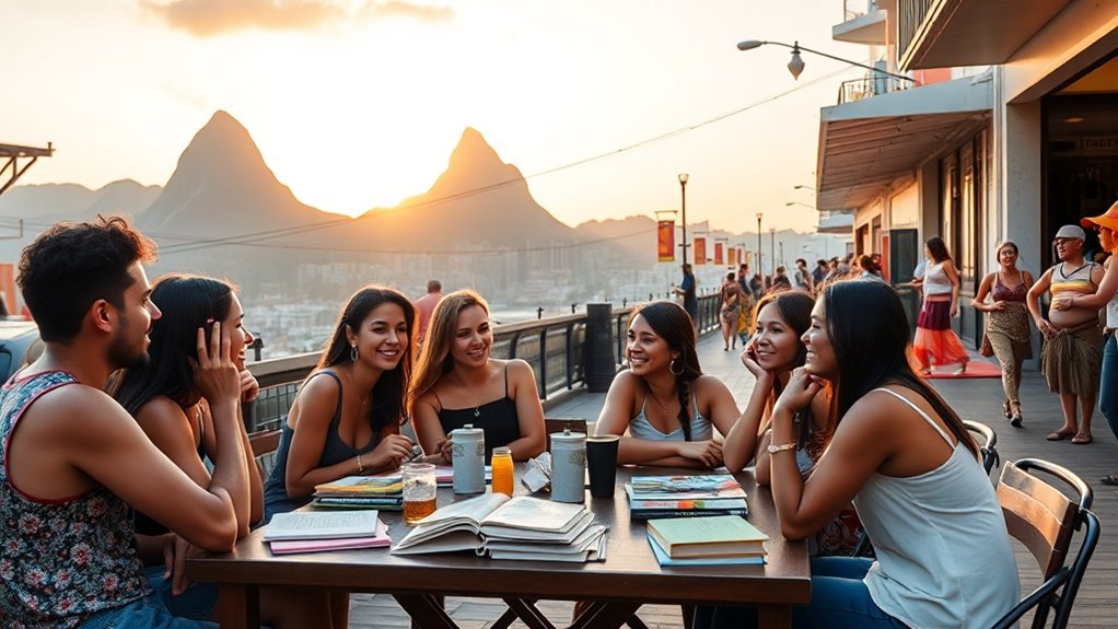 ganhar experiência internacional no Brasil