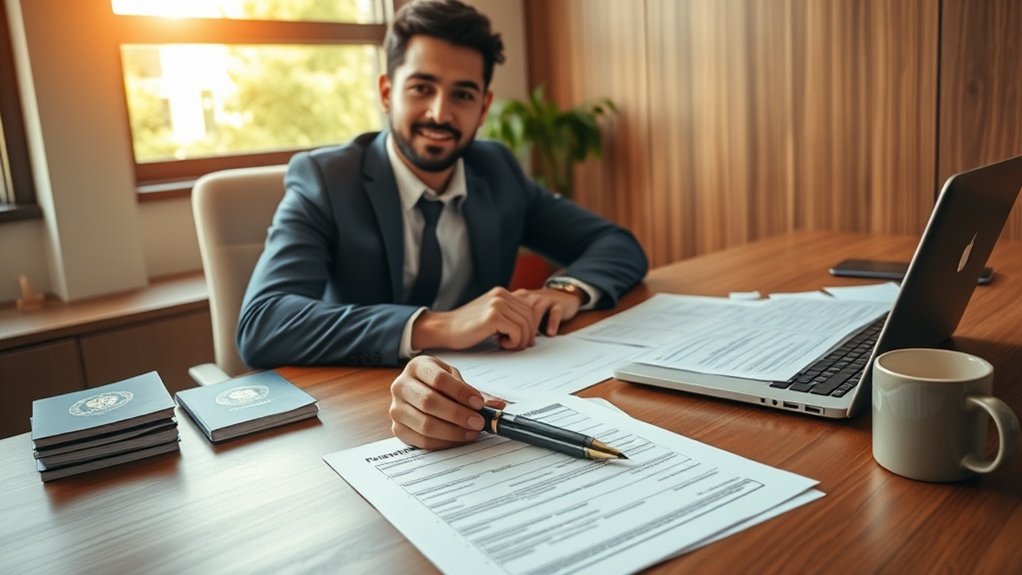 reunir documentos agendar entrevista