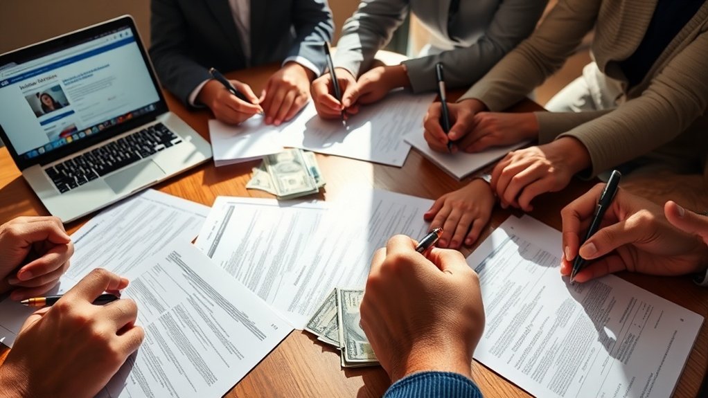 Reunir documentos, garantir pagamentos seguros