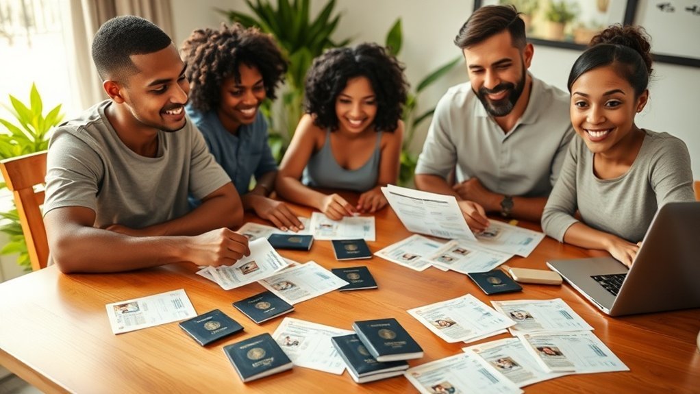 Reunir os documentos necessários para o visto