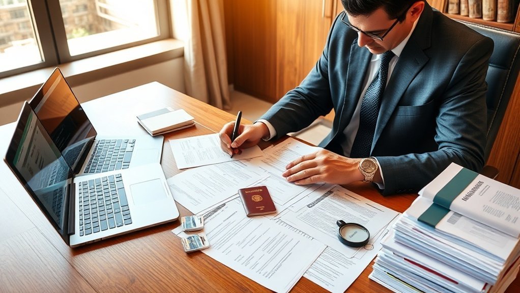 reunindo os documentos essenciais para o visto