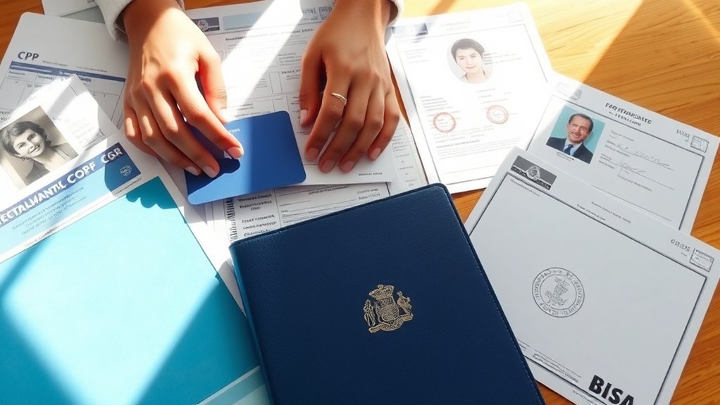 reunindo documentos de trabalho essenciais