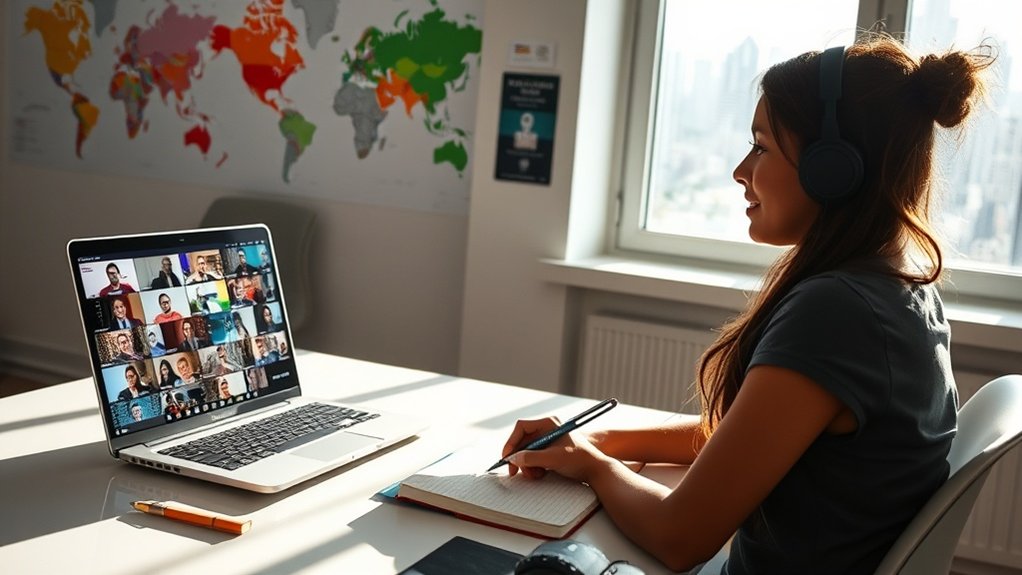 networking global através de webinars