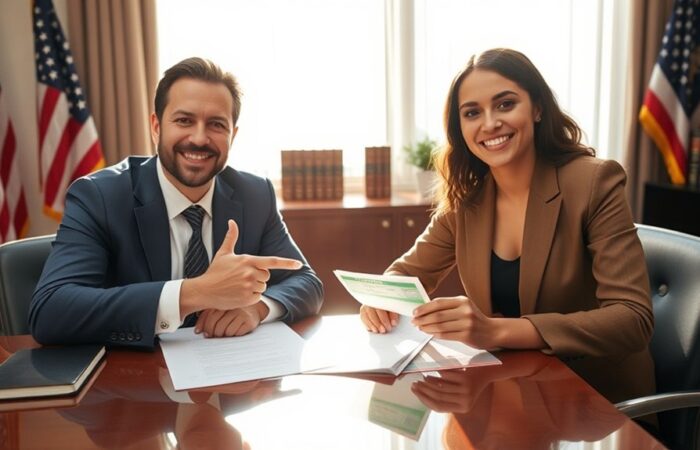 cartão de residência com advogados