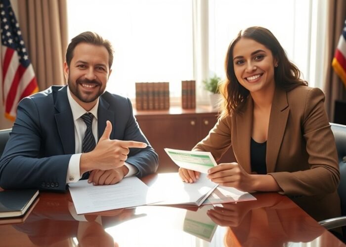cartão de residência com advogados