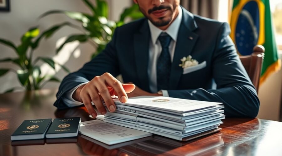 guia de solicitação de visto para noivos