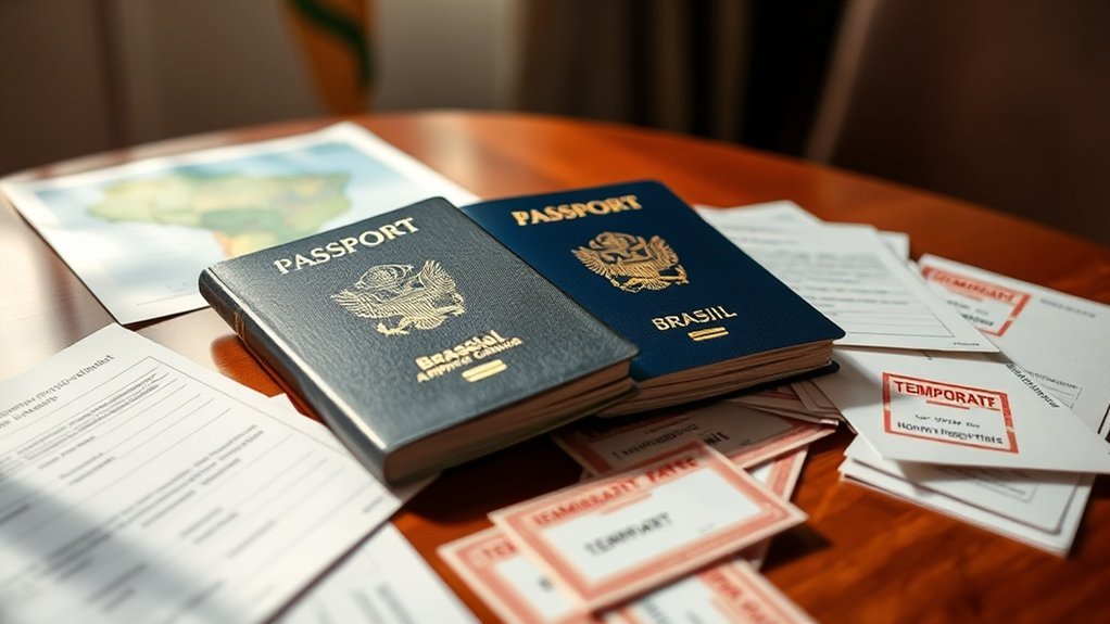 opções de visto de imigração brasil