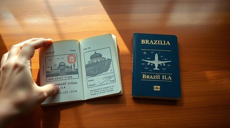 Visto de imigrante vs visto de não imigrante