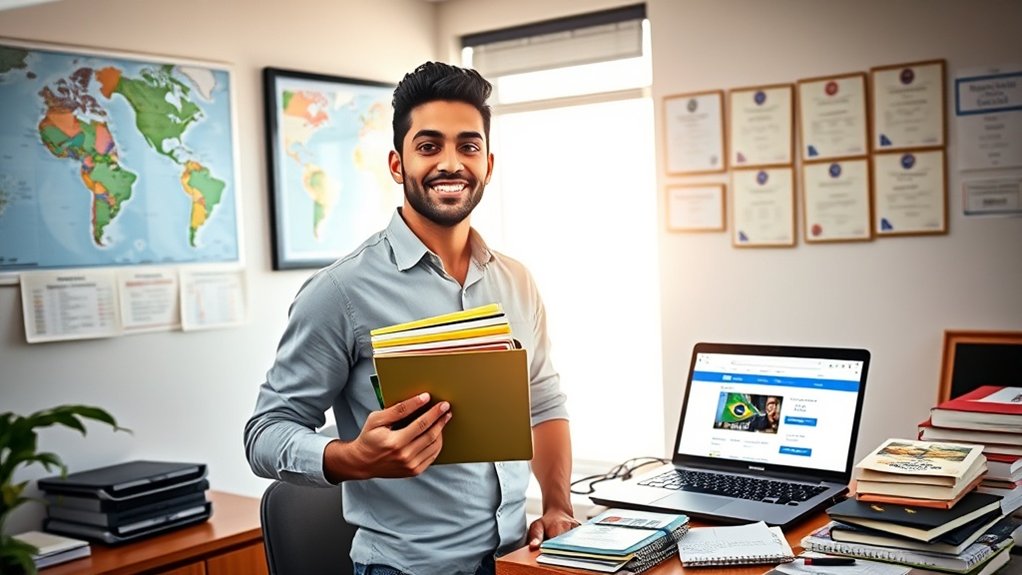 Imigrar através de publicações de pesquisa