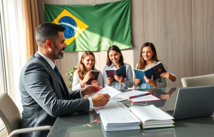 O advogado de imigração fortalece o processo O advogado de imigração fortalece o processo