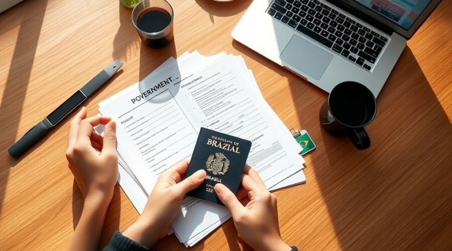 Diretrizes para a preparação de documentos de imigração