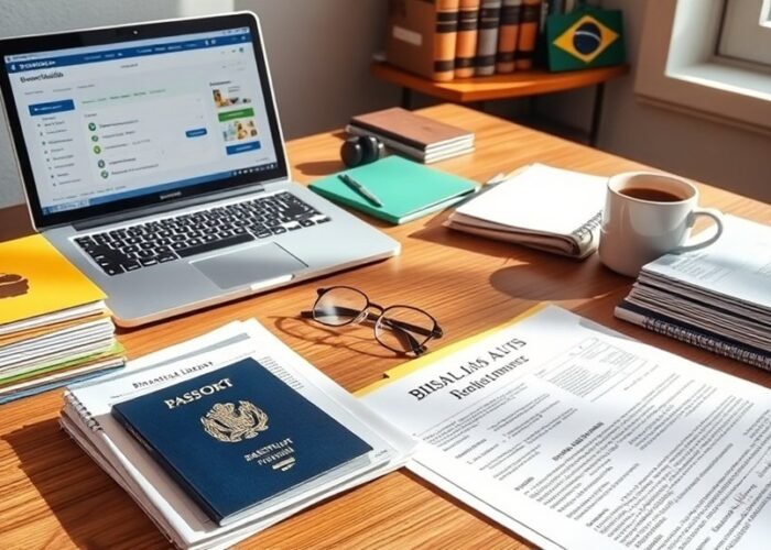 estratégias de organização de documentação de imigração