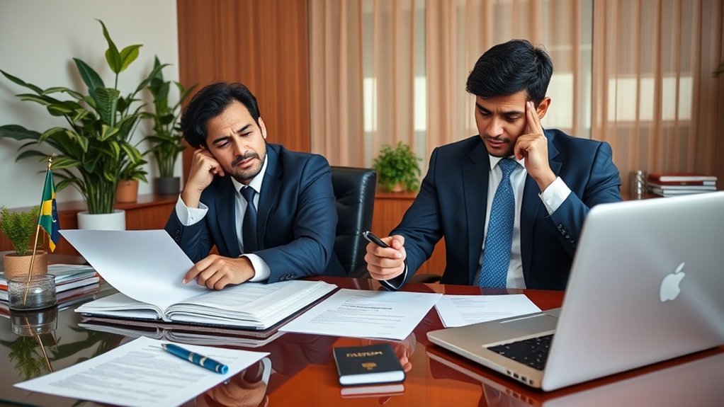 Assistência na preparação de documentos de imigração