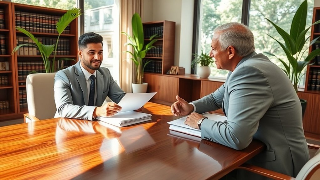 assistência na preparação para entrevista de imigração