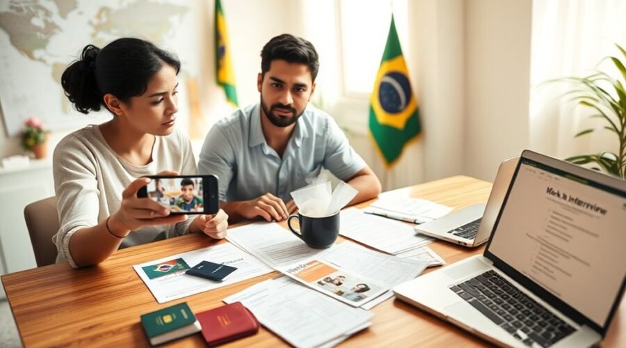 Dicas de preparação para entrevista de imigração
