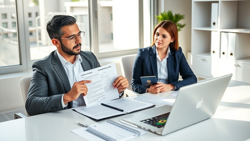 advogado de imigração auxilia em solicitações