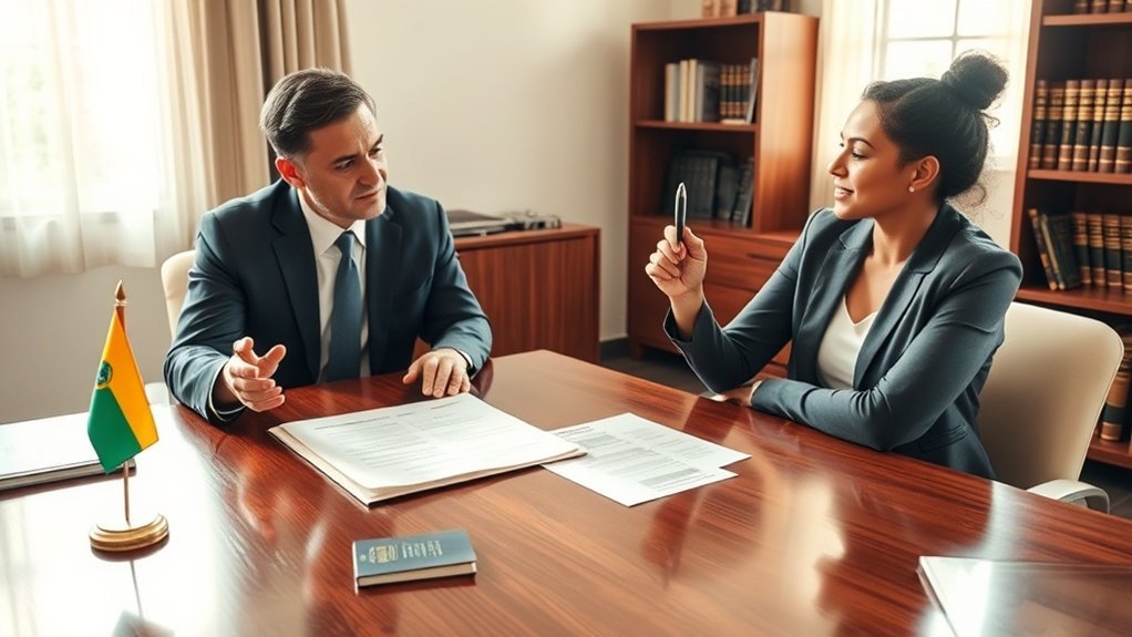 advogados de imigração orientação sobre residência