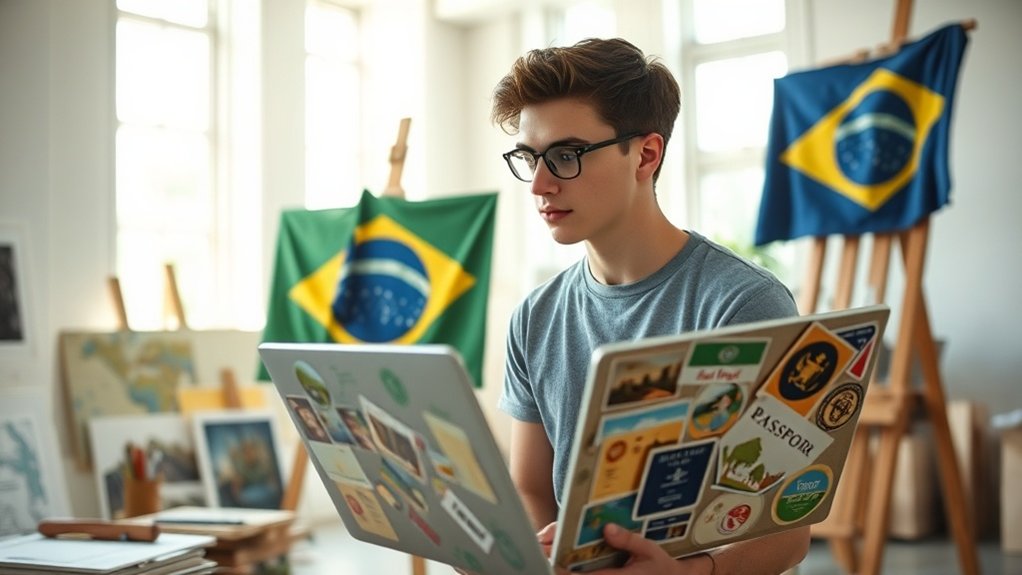 imigração de artista independente brasil