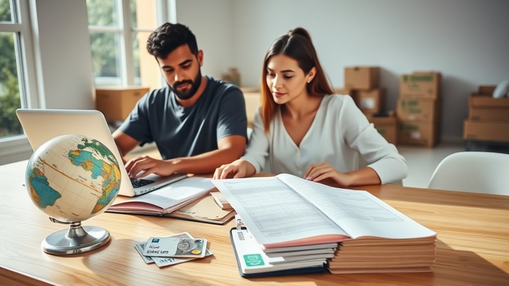 planejamento de transferências internacionais de dinheiro
