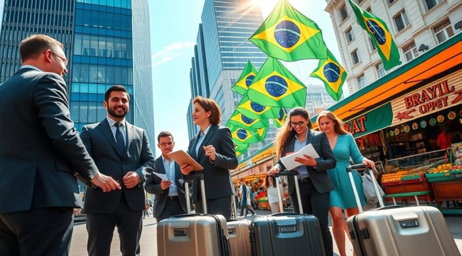 estratégias de oportunidades internacionais no Brasil