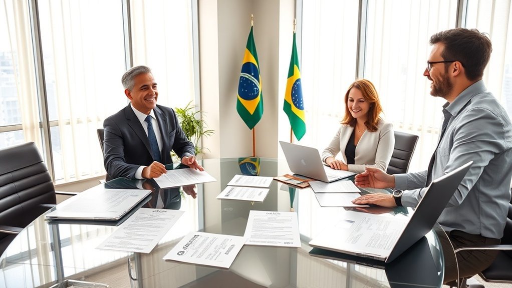 Apoio jurídico para visto de investidor