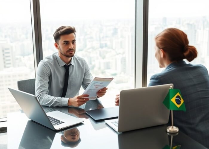 oferta de emprego negociação de visto