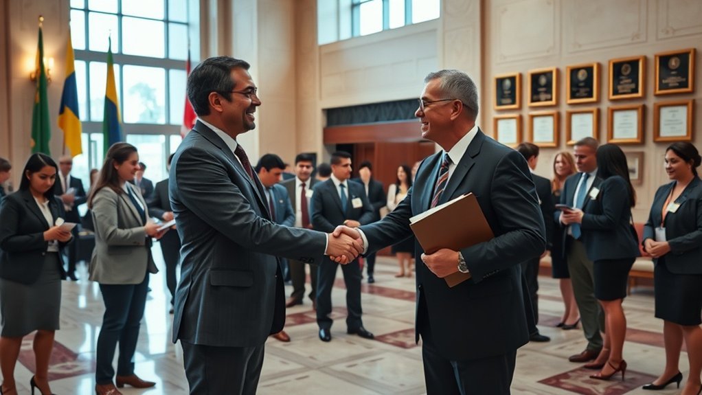 aderir a associações profissionais de prestígio