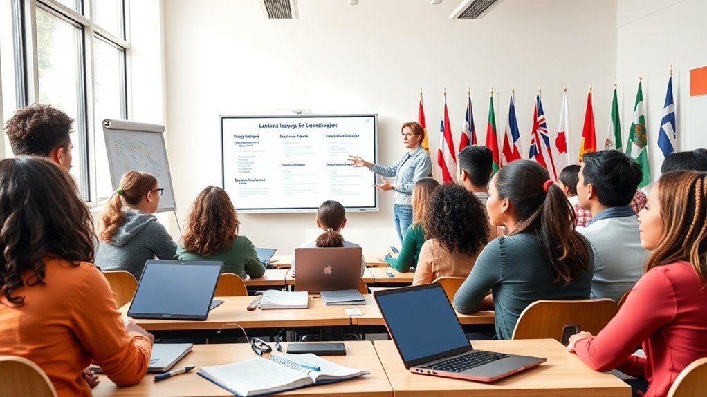 oportunidades de patrocínio para educação linguística