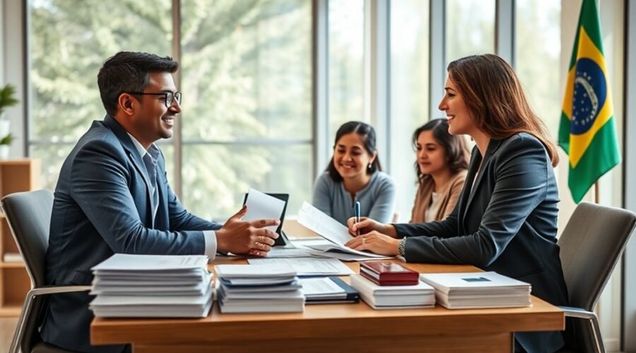 assistência jurídica para imigração