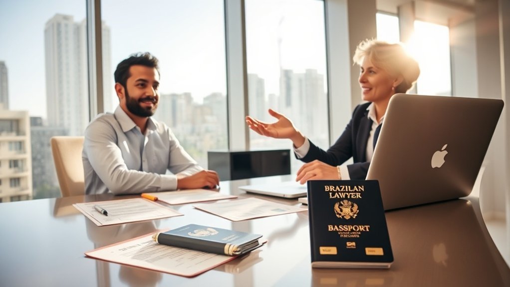 assistência jurídica para imigração