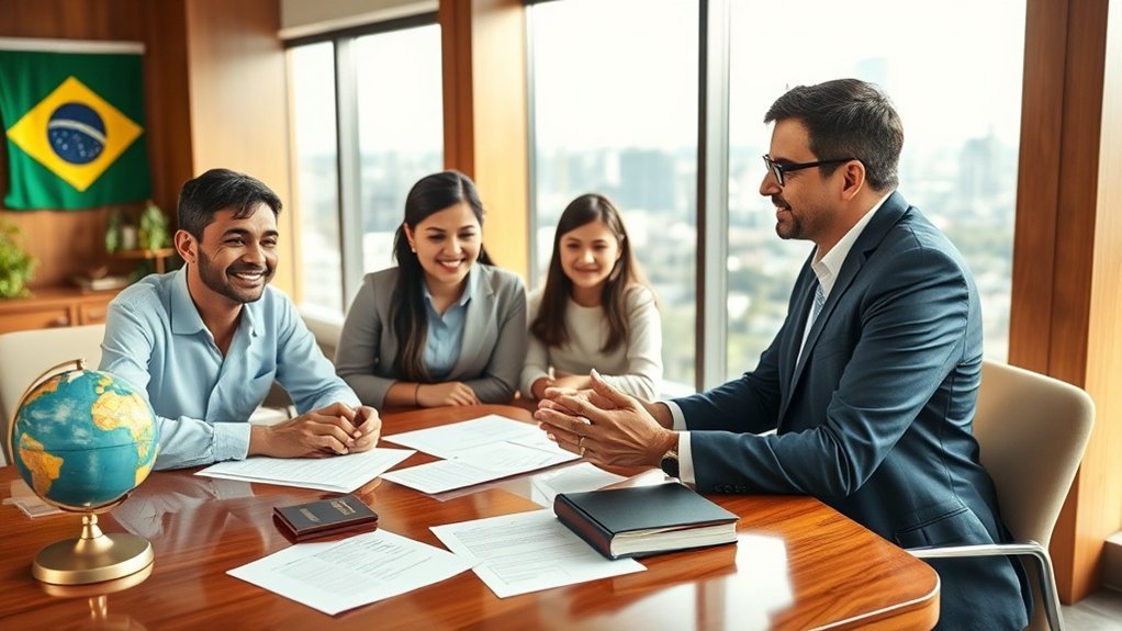 Assistência jurídica para relocação