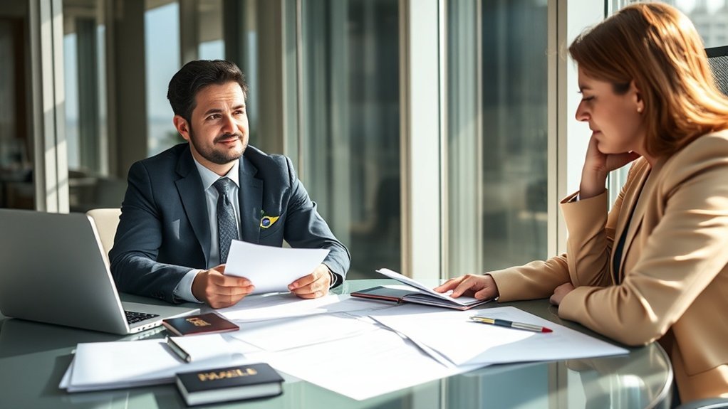 assistência jurídica para vistos