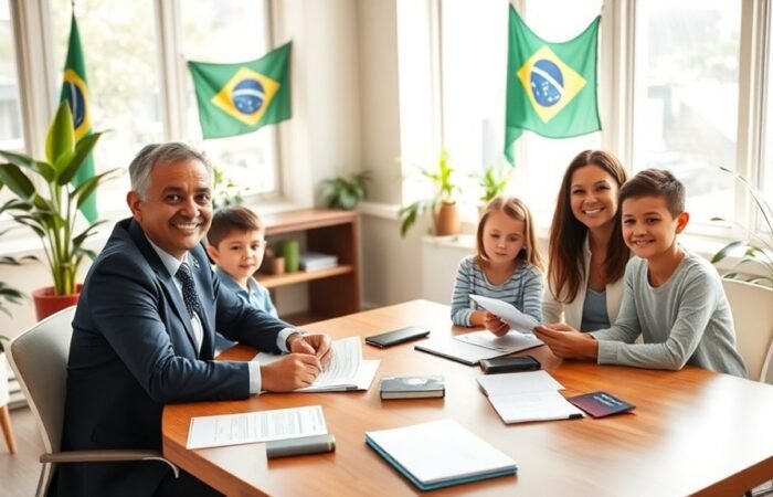 consultoria legal de imigração para famílias