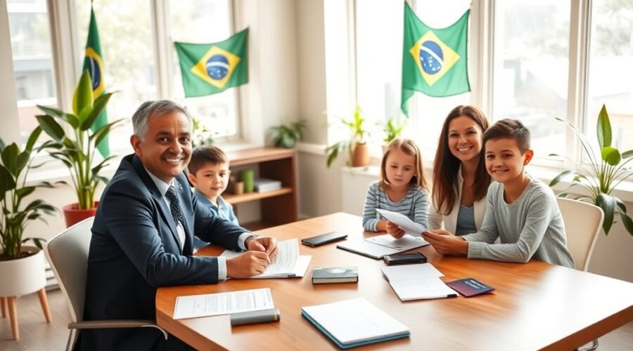 consultoria legal de imigração para famílias