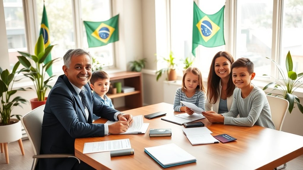 consultoria legal de imigração para famílias