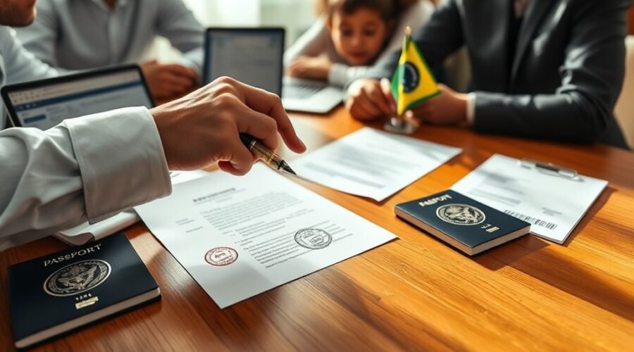 planejamento de imigração legal brasil