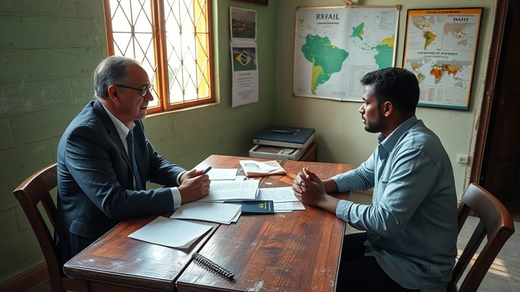 representação legal em migração