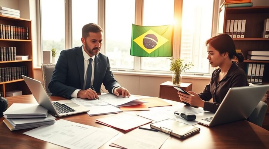 Apoio jurídico para preparação de provas