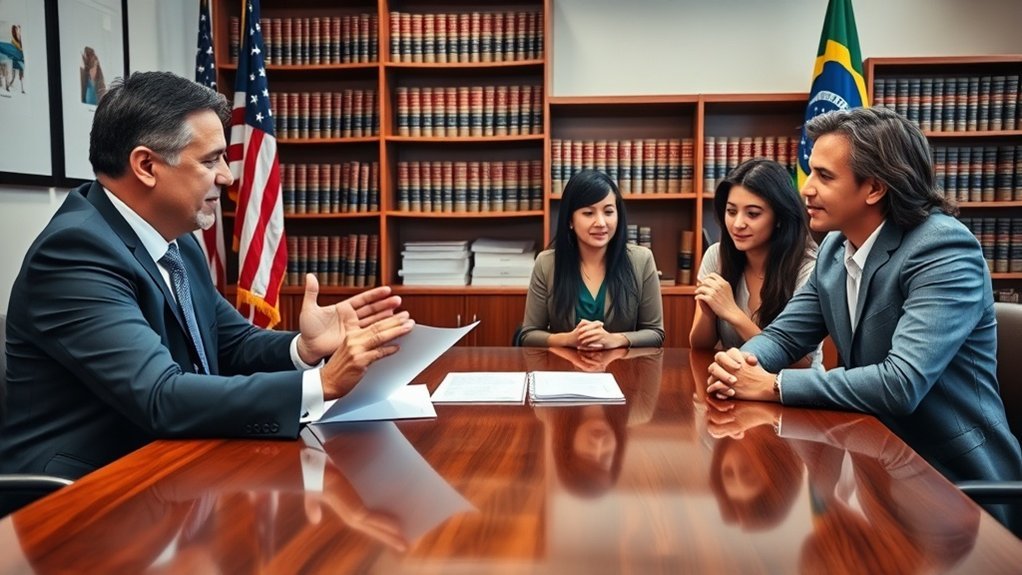 Apoio jurídico para imigração