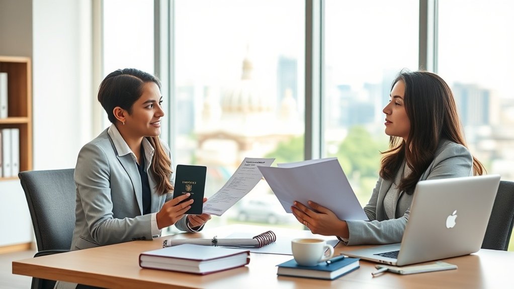 Apoio jurídico para renovações de visto