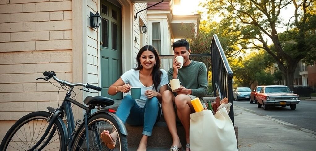 vivendo de forma frugal nos EUA
