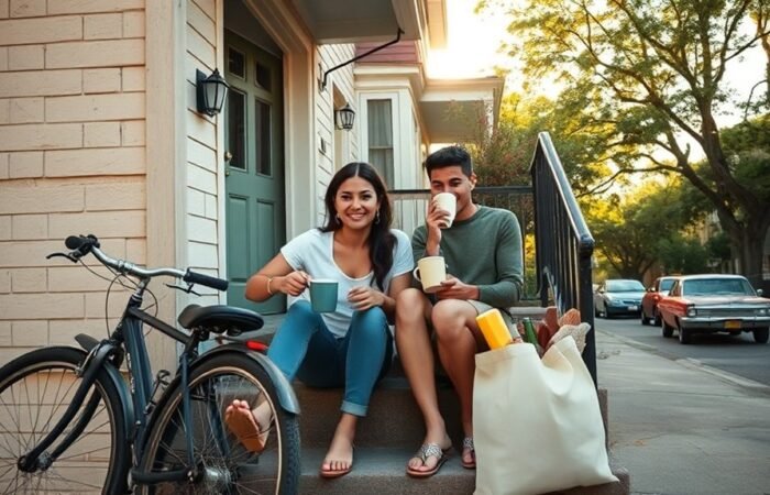 vivendo de forma frugal nos EUA