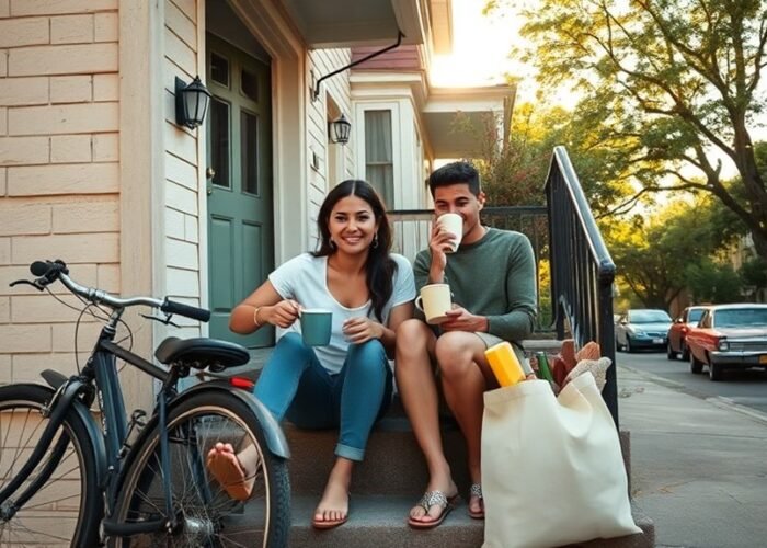 vivendo de forma frugal nos EUA