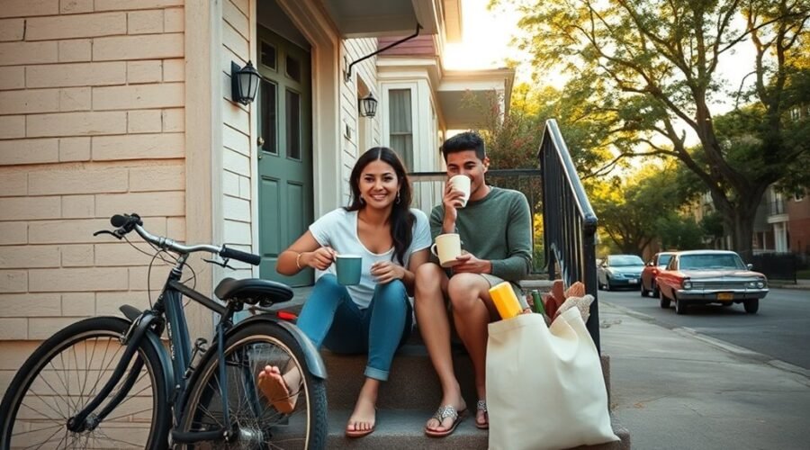 vivendo de forma frugal nos EUA