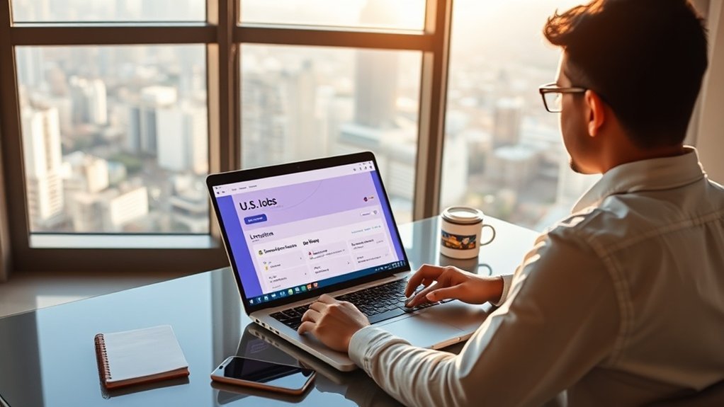 preferências de localização para empregos