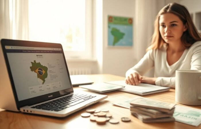 gerenciando taxas de imigração brasileiras