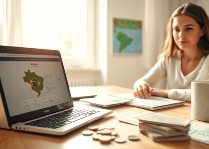 gerenciando taxas de imigração brasileiras