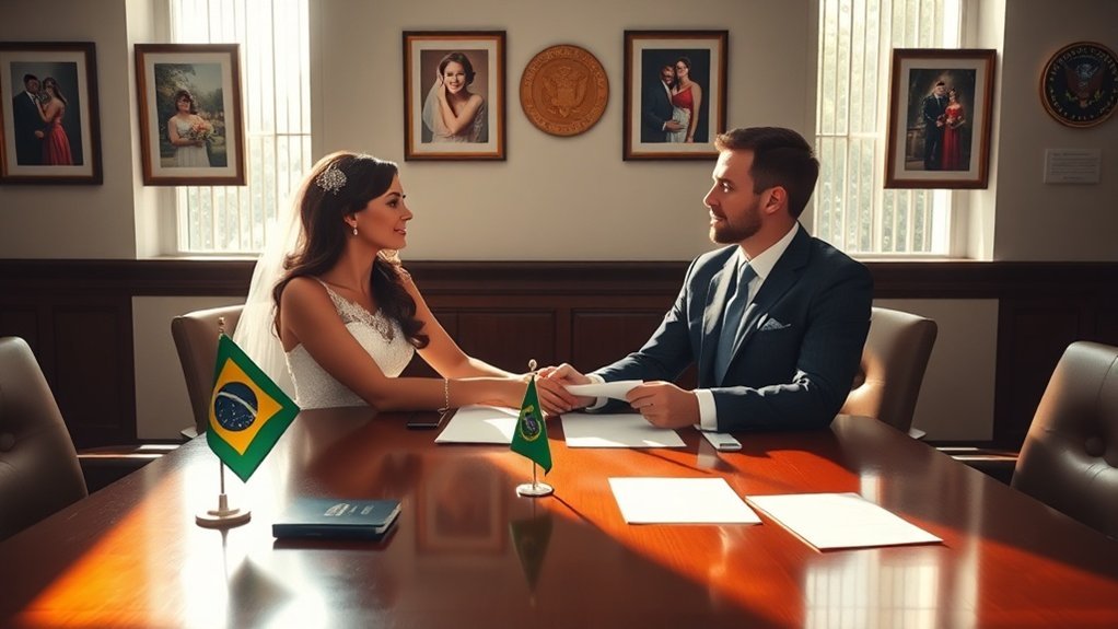 procedimentos para casamento e visto de residência