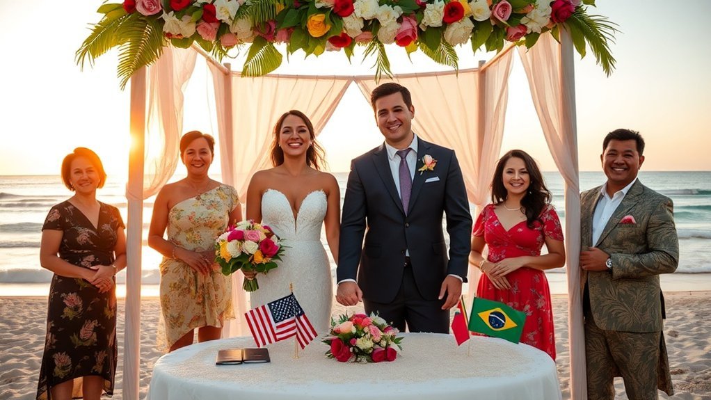 regulamentos de casamento com americano